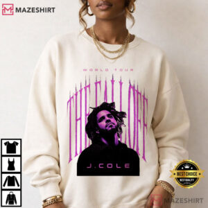 J Cole World The Fall Off World Tour Merch Hip Hop Rap Concert T Shirt (4)