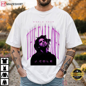 J Cole World The Fall Off World Tour Merch Hip Hop Rap Concert T-Shirt