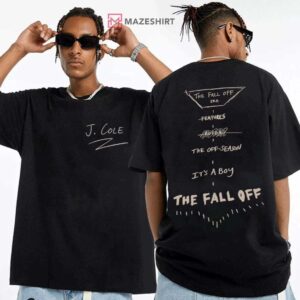 J Cole The Fall Off Tour 2026 Rap Music Fan Gift T-Shirt