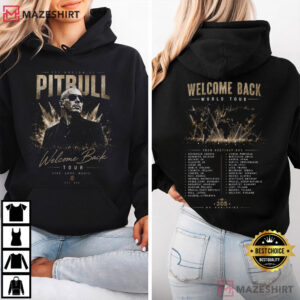 Pitbull Welcome Back World Tour 2026 Mr Worldwide Music T Shirt (3)