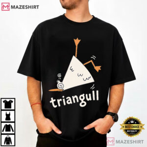 Triangull Triangle Seagull Bird Pun Cute Animal Wordplay T Shirt (1)