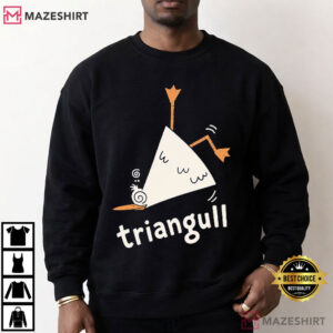 Triangull Triangle Seagull Bird Pun Cute Animal Wordplay T Shirt (2)