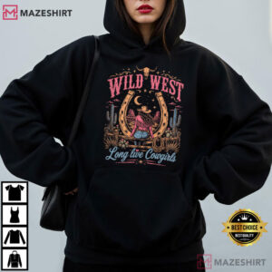 Wild West Cowgirl Western Country Girl Rodeo T Shirt (4)