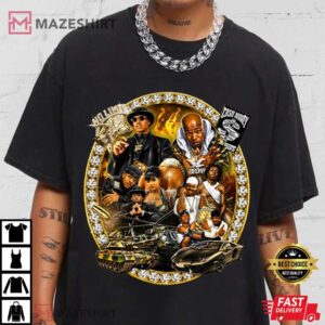 Cash Money Vs No Limit Tour Hip Hop Rap Concert T Shirt (4)