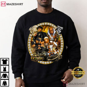 Cash Money Vs No Limit Tour Hip Hop Rap Concert T Shirt (2)