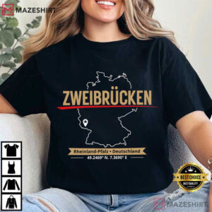 Germany Souvenir Zweibrucken Deutschland T Shirt (4)