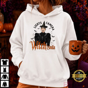 Taylor Swift Lights Camera Witch Smile Halloween Funny T Shirt (2)