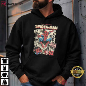 The Amazing Spider Man Marvel Comics Cover MCU Vintage T Shirt (4)