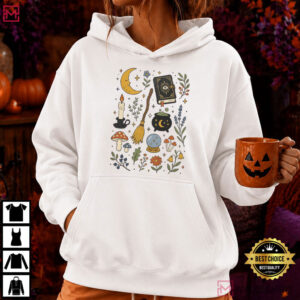 Witchy Halloween Spooky Aesthetic Fall T Shirt (2)
