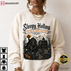 Headless Horseman Sleepy Hollow Halloween Vintage Gothic T Shirt (1)