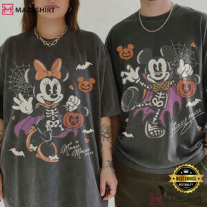 Mickey Minnie Halloween Spooky Season Couple Shirts (3)