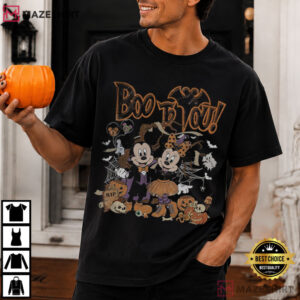 Disney Boo To You Mickey Minnie Halloween Spooky Season T Shirt (4)