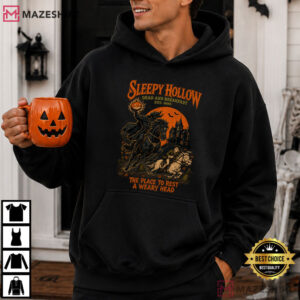 Sleepy Hollow Dead And Breakfast Vintage Headless Horseman Halloween T Shirt (4)