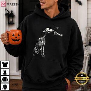 Dog Skeleton Boop Halloween Funny Spooky Dog Lover T Shirt (2)