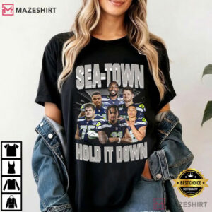 Sea Town Hold It Down Seattle Seahawks Football T Shirt (2)