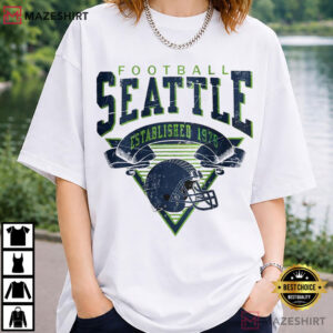 Seattle Football Vintage Game Day Sports Fan T Shirt (1)