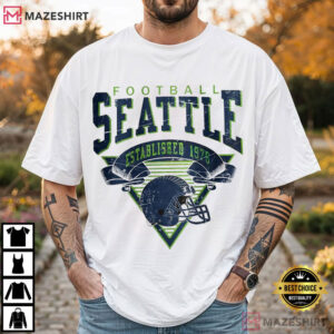 Seattle Football Vintage Game Day Sports Fan T Shirt (2)