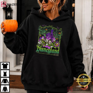 Disneyland Halloween Trip Vintage Mickey And Friends T Shirt (4)