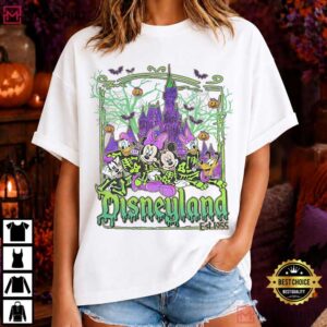 Disneyland Halloween Trip Vintage Mickey And Friends T-Shirt