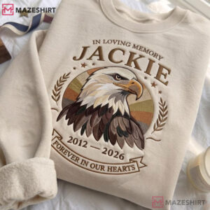 Fly Free Jackie Big Bear Eagle Memorial Embroidered Sweatshirt (1)
