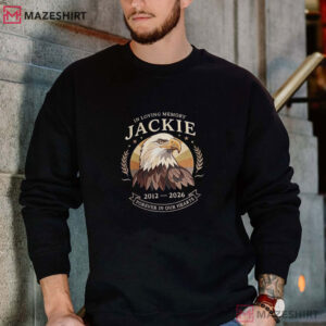 Fly Free Jackie Big Bear Eagle Memorial Embroidered Sweatshirt (2)