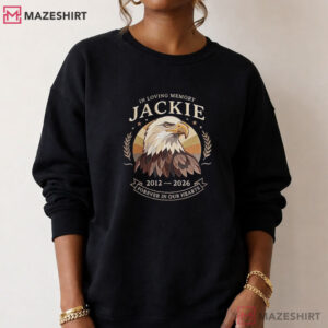 Fly Free Jackie Big Bear Eagle Memorial Embroidered Sweatshirt (3)