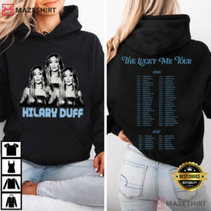 Hilary Duff Lucky Me Tour 2026 Concert Vintage Pop Music Fan T Shirt (2)