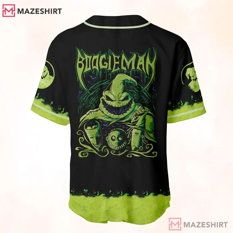 Nightmare Before Christmas Oogie Boogie Halloween Kids Baseball Jersey Nightmare Before Christmas Oogie Boogie Halloween Kids Baseball Jersey