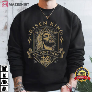 Jesus Risen King Victory Won Christian T Shirt (2)