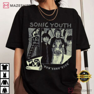 Sonic Youth Rock Band Fan Art Music Lovers T Shirt (4)