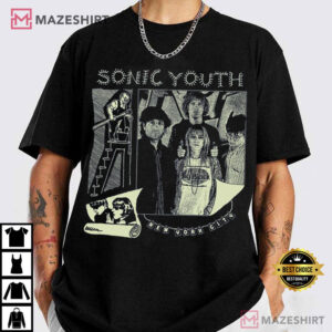 Sonic Youth Rock Band Fan Art Music Lovers T Shirt (3)