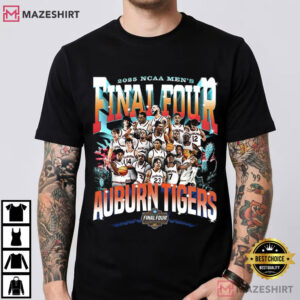 Auburn Tigers Final Four 2025 Men’s Basketball NIL T Shirt (2)
