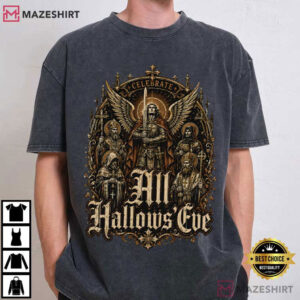 Celebrate All Hallows Eve Catholic Saints Christian Holiday T Shirt (4)