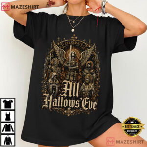 Celebrate All Hallows Eve Catholic Saints Christian Holiday T Shirt (1)