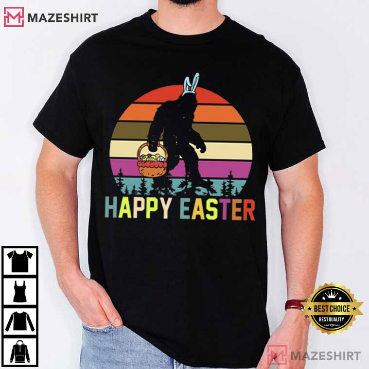 Happy Easter Bunny Gorilla Funny T-Shirt Happy Easter Bunny Gorilla Funny T-Shirt