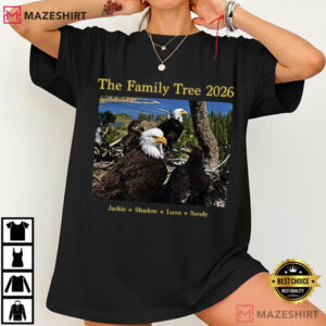 Jackie And Shadow Family Tree 2026 Big Bear Lake Bald Eagle T Shirt (2)