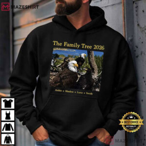 Jackie And Shadow Family Tree 2026 Big Bear Lake Bald Eagle T Shirt (3)