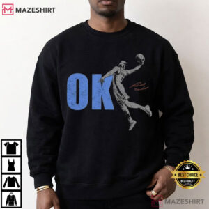 Russell Westbrook OKC Oklahoma City Thunder Vintage Basketball T Shirt (1)