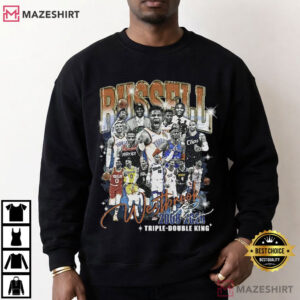 Russell Westbrook Retirement Basketball Vintage Graphic T Shirt (1)