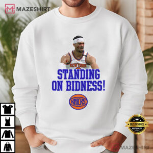 Tracy Morgan Wearing Josh Hart Standing On Bidness Basketball T Shirt (1)
