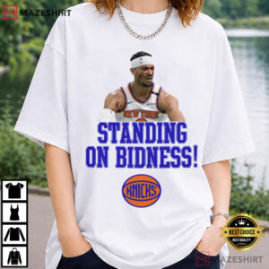 Tracy Morgan Wearing Josh Hart Standing On Bidness Basketball T Shirt (3)