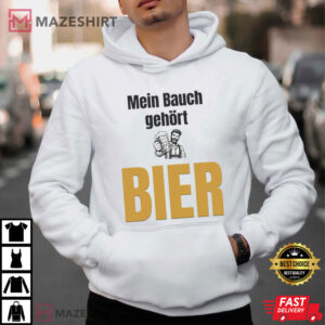 Oktoberfest With The German Beer Joke Mein Bauch T Shirt (3)
