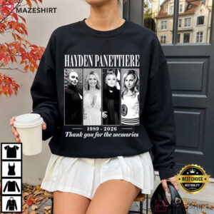 Hayden Panettiere 1989–2026 Thank You For The Memories T Shirt (2)