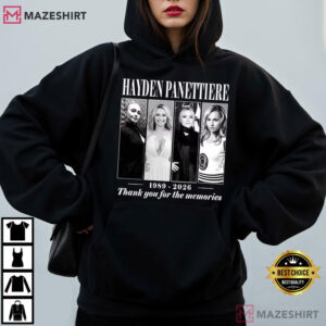 Hayden Panettiere 1989–2026 Thank You For The Memories T Shirt (3)