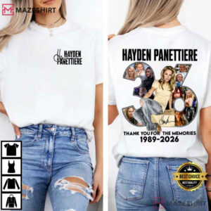 Hayden Panettiere Memorial Tribute 1989 2026 T-Shirt