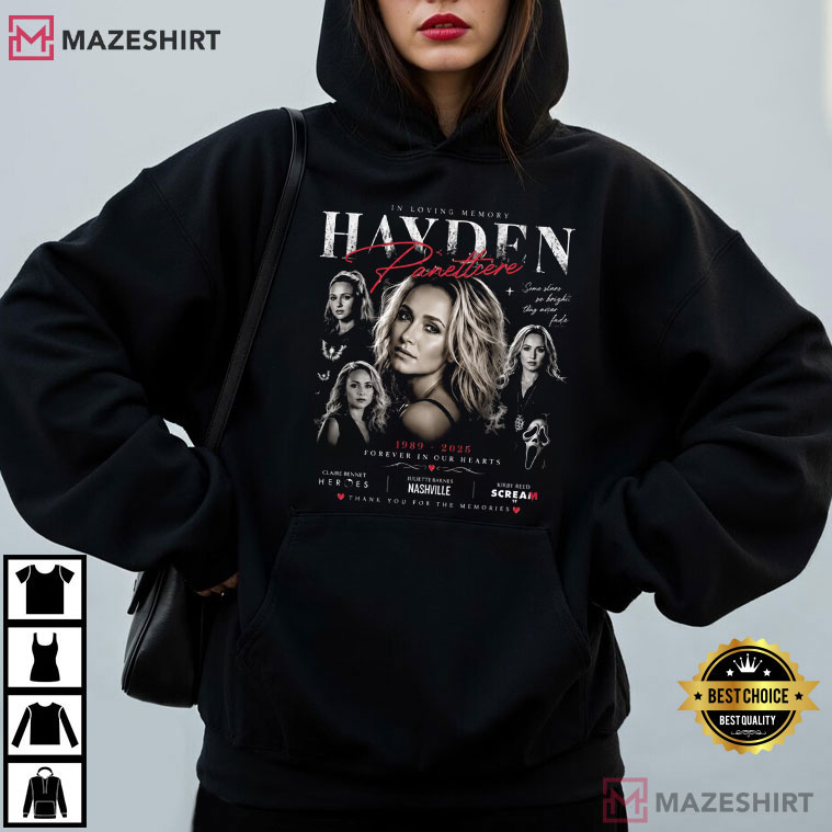 Hayden Panettiere Memorial In Loving Memory Tribute T-Shirt Hayden Panettiere Memorial In Loving Memory Tribute T-Shirt