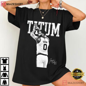 Jason Tatum Retro Boston Basketball 90s Game Day T-Shirt