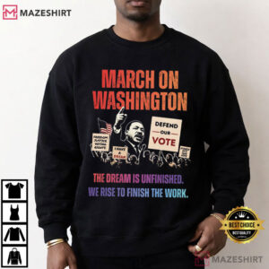 March On Washington 2026 The Dream Is Unfinished T Shirt (1)