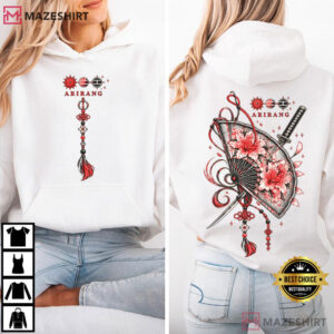 BTS Arirang Floral Fan Gift Korea Music Lovers T Shirt (2)