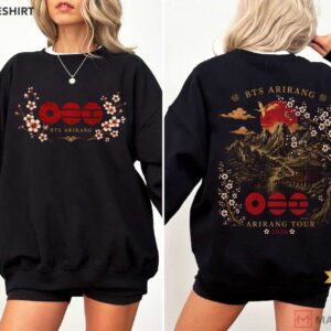BTS Arirang Tour Korean Vintage Concert Merch ARMY Fan T Shirt (4)